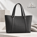 Lurqaveni™ Charcoal Woven Tote — view 1