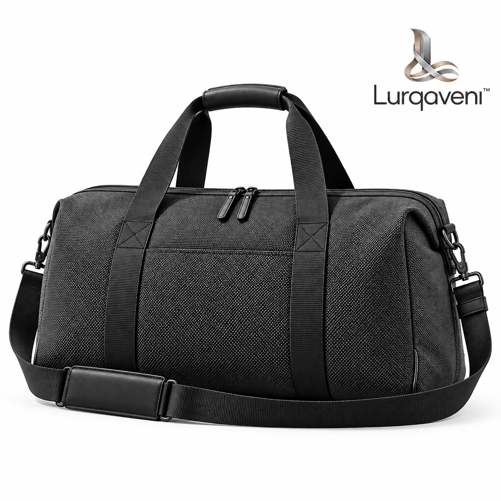 Lurqaveni™ Charcoal Weekend Duffel — view 4