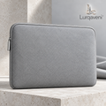 Lurqaveni™ Silver-Gray Laptop Sleeve — view 1