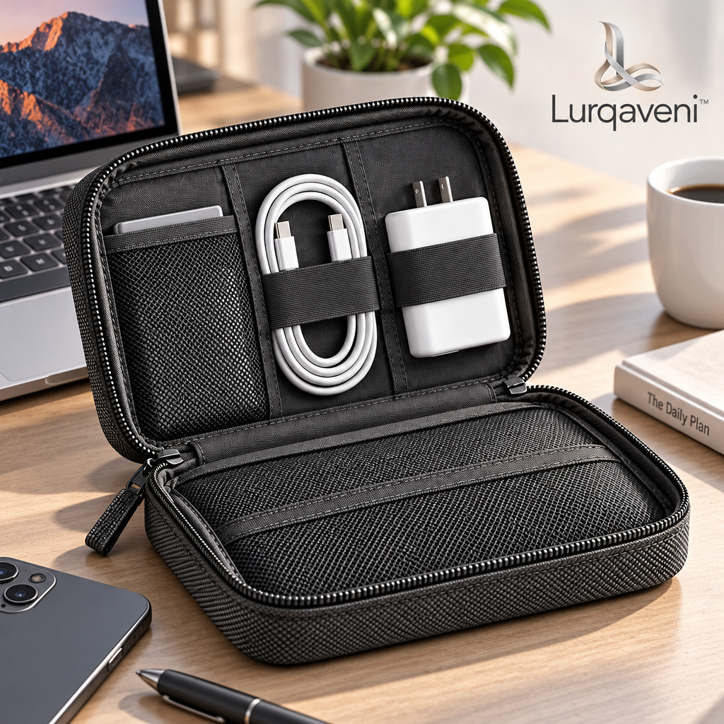 Lurqaveni™ Graphite Tech Organizer — view 2