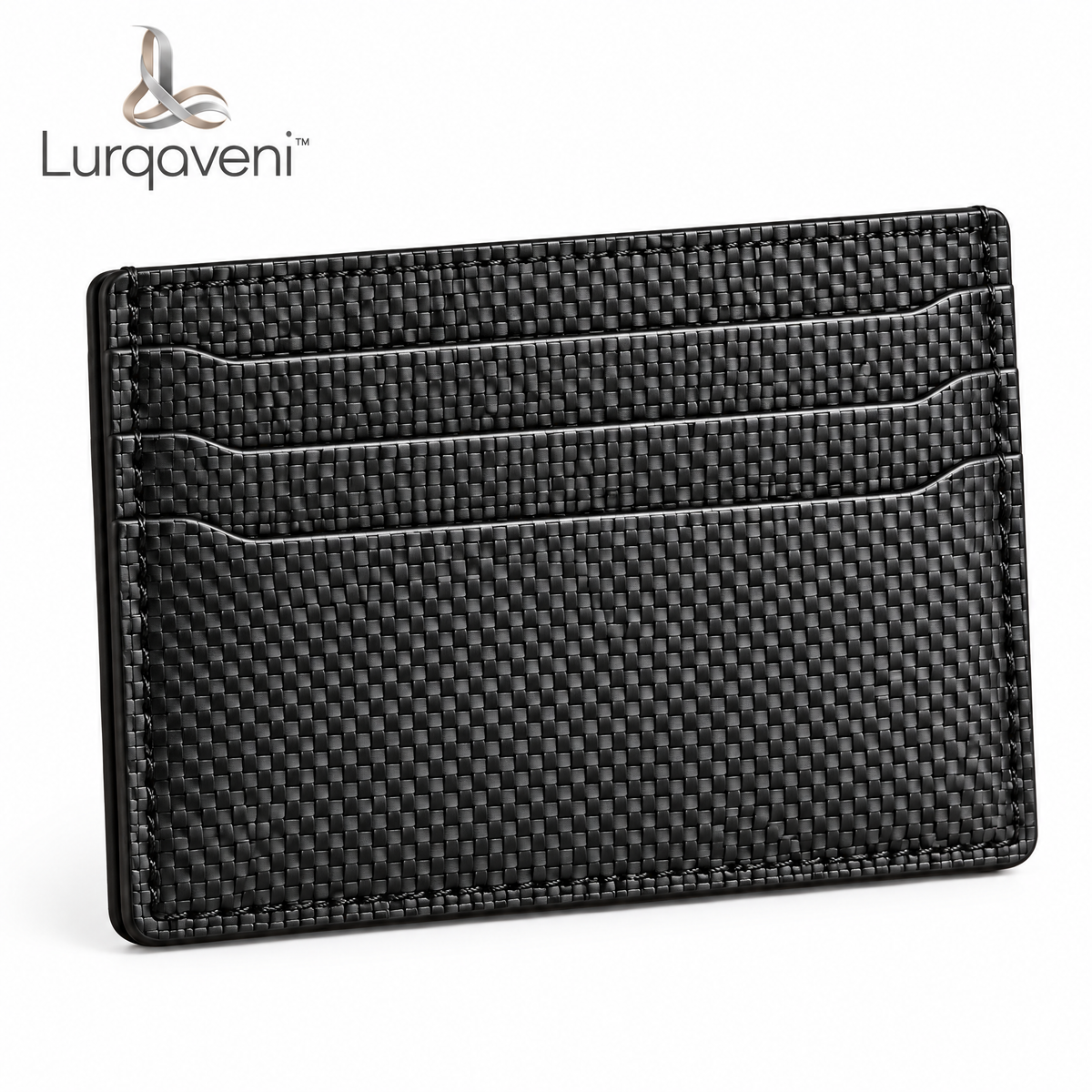 Lurqaveni™ Charcoal Slim Card Holder — view 4