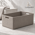 Lurqaveni™ Gray Woven Storage Basket — view 1