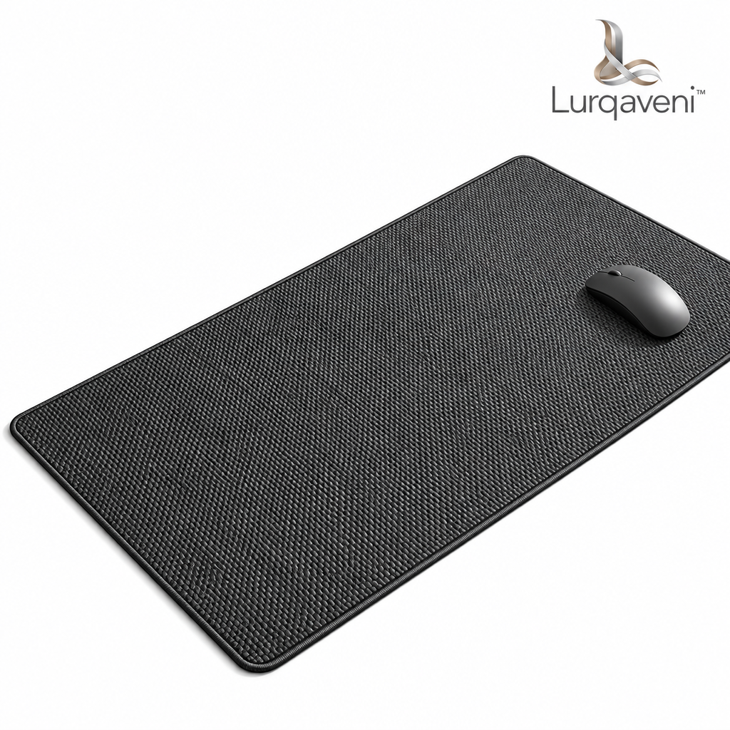 Lurqaveni™ Graphite Woven Desk Mat — view 4